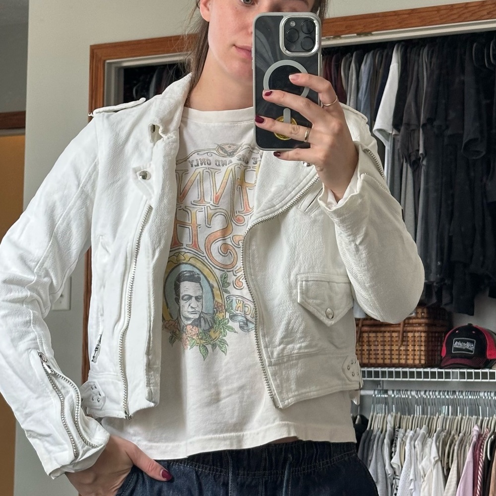 Blank NYC White Jacket